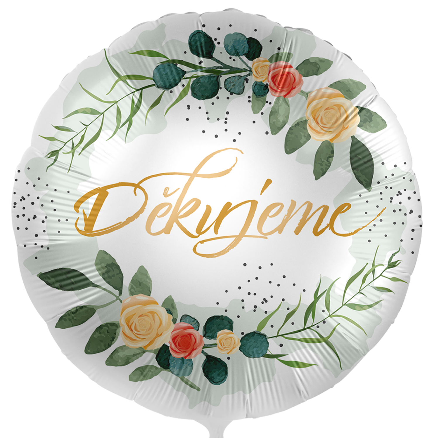 Foliový balonek Děkujeme CZ - 43cm