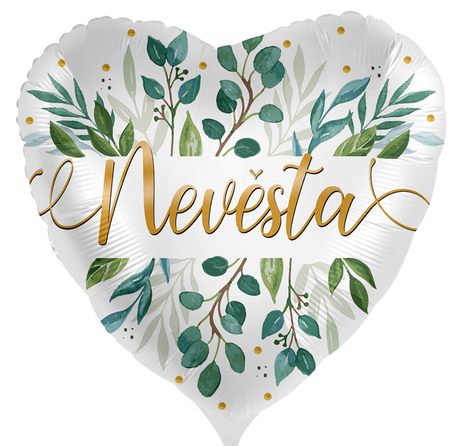 Foliový balonek Nevěsta CZ - 43cm