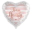 Obrázok z Fóliový balónik Team Nevesty - Rose Gold CZ - 43cm