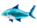 Obrázok z Fóliový balónik Žralok - modrý 102 x 62 cm