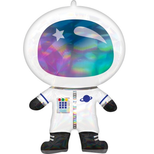 Levně Foliový balonek astronaut - lesklý 76 cm