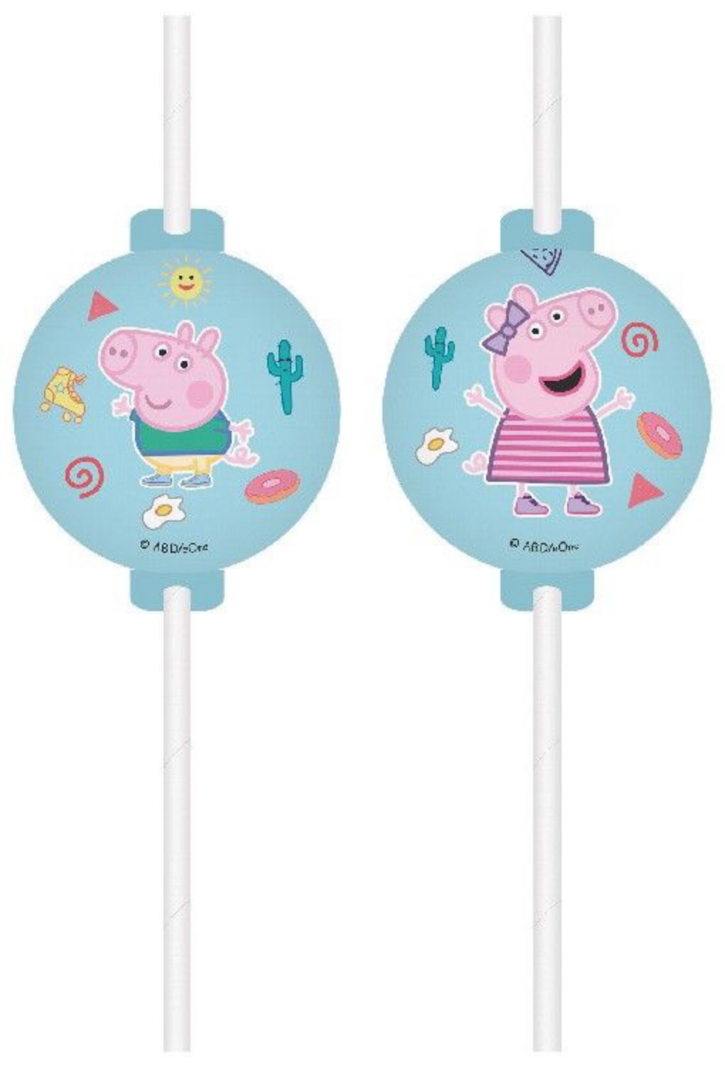 EKO Party brčka Prasátko Peppa- 4 ks