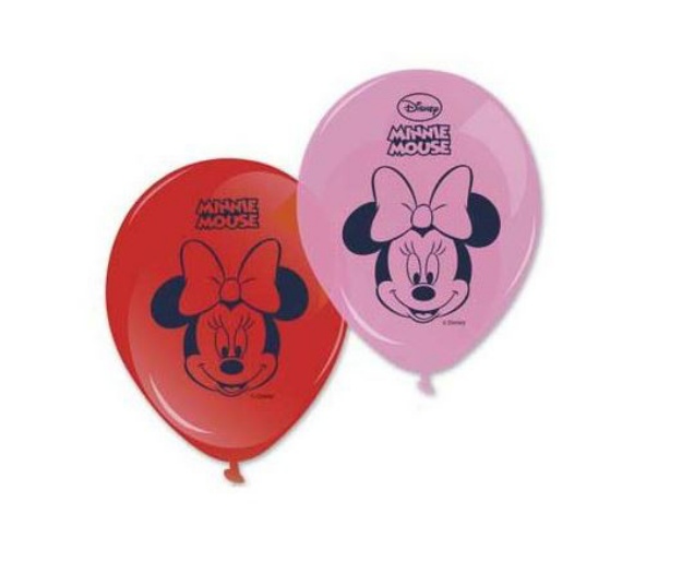 Obrázek z Latexové balonky Minnie Mouse 28 cm - 8 ks 