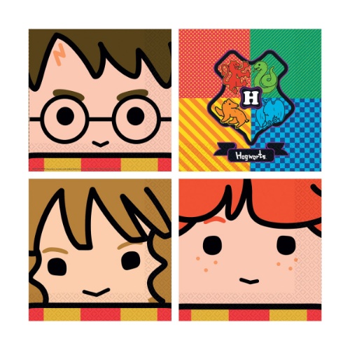 Levně Papírové party ubrousky Harry Potter Fun 16 ks