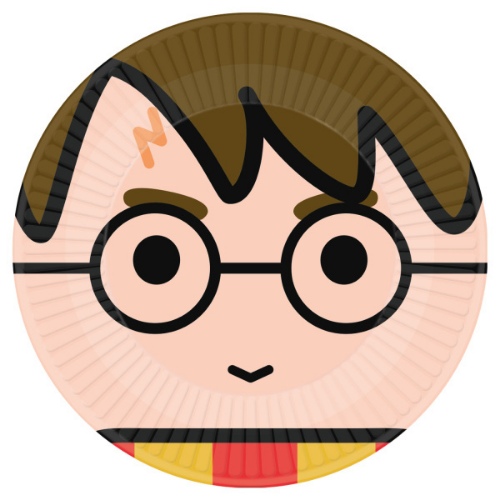 Levně EKO Papírové party talíře Harry Potter Fun 23 cm