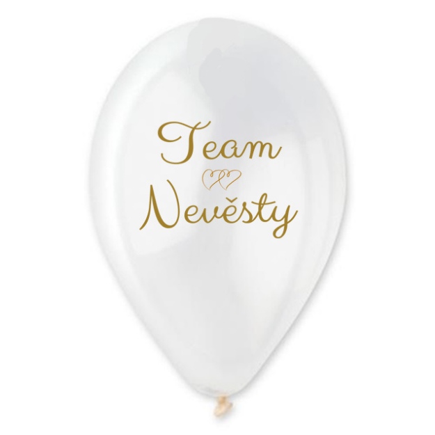 Obrázek z Latexové balonky Team nevěsty - 30 cm, 6 ks 