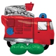 Obrázek AirLoonz - stojící obří balónek Hasičské auto 106 x 88 cm