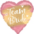 Picture of Foliový balonek srdce saténové Golden - Team Bride 43 cm