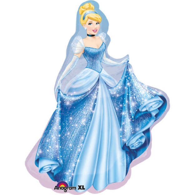 Obrázek z Foliový balonek Disney princess Popelka 71 x 84 cm 