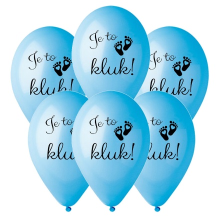 Picture of Balloon Bouquet It's a Boy, Blue - 6 pcs