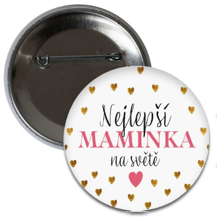Obrázok z Placka Nejlepší maminka na světě 6 cm