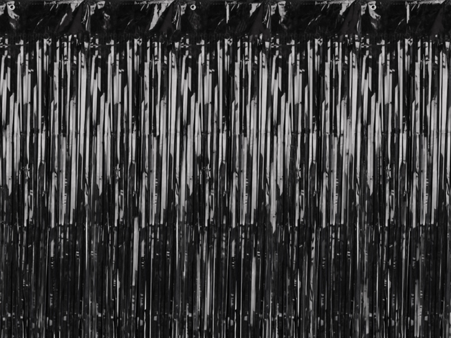 Černý party závěs 90 x 240 cm