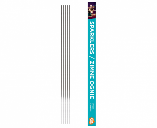 Prskavky 70 cm - 5 ks