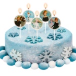 Obrázok z Tortové sviečky - Frozen 3 cm - 5 ks