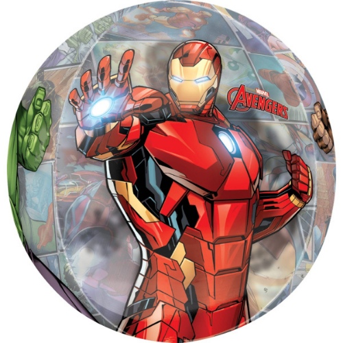 Fóliový balónik gule Orbz Avengers 40 cm
