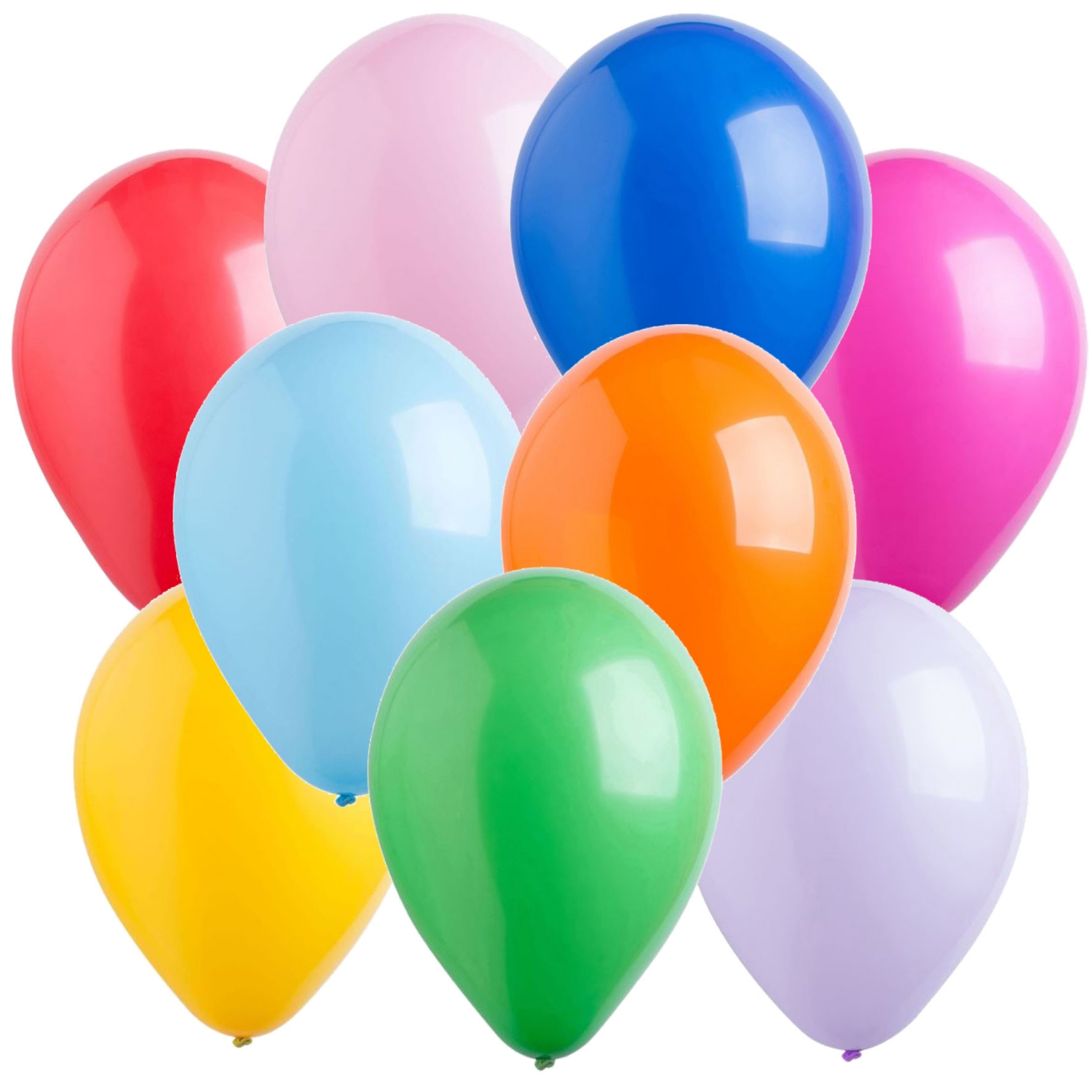 Levně Dekorační balonky pastelový mix 30 cm - 50 ks