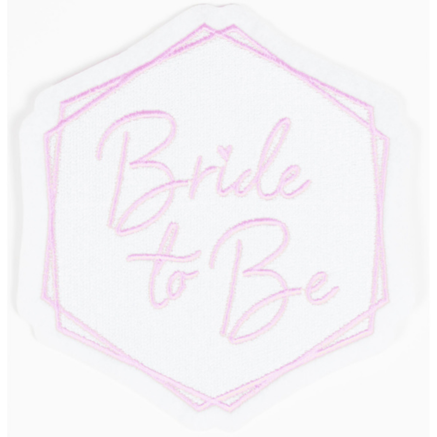 Levně Nažehlovací odznáček Bride to Be 10 x 10 cm