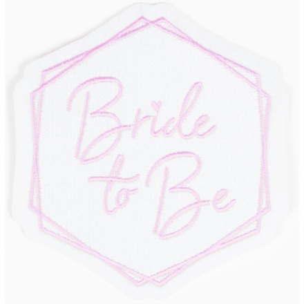 Obrázok z Nažehľovací odznak Bride to Be 10 x 10 cm