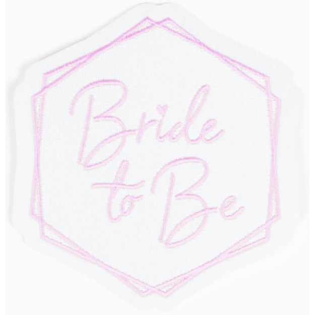 Obrázok z Nažehľovací odznak Bride to Be 10 x 10 cm