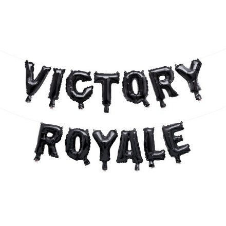 Obrázek Nafukovací nápis Victory Royale Fortnite Original - 19 x 400 cm