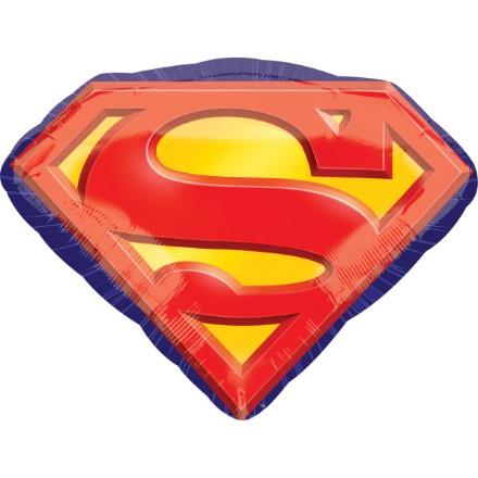 Obrázok z Fóliový balónik odznak Superman 66 x 50 cm