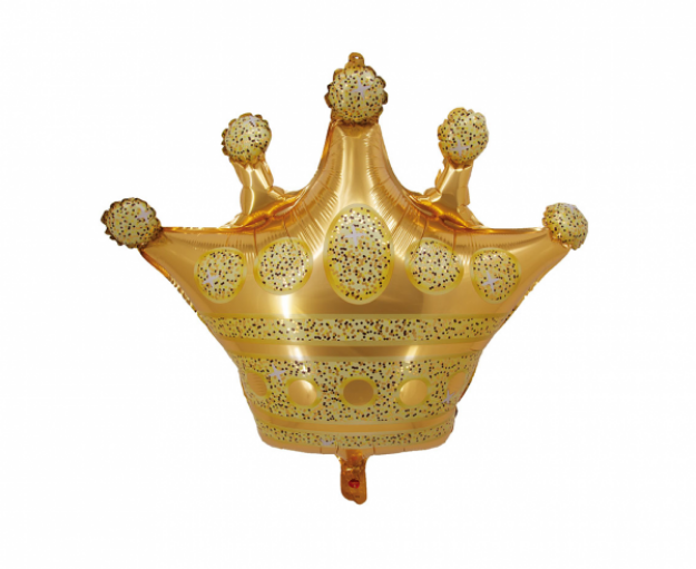 Obrázok z Fóliový balónik Zlatá kráľovská koruna 66 x 53 cm