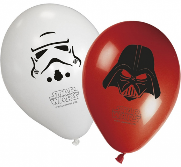 Obrázek z Latexové balonky Star Wars 27 cm - 8 ks 