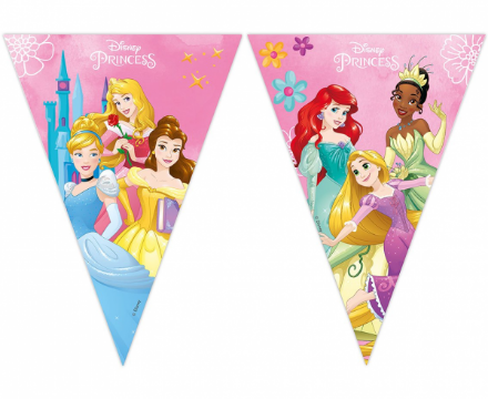 Obrázek Vlaječková girlanda Disney princess