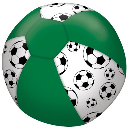 Obrázek Fotbalový míč z latexových balonků 23 cm