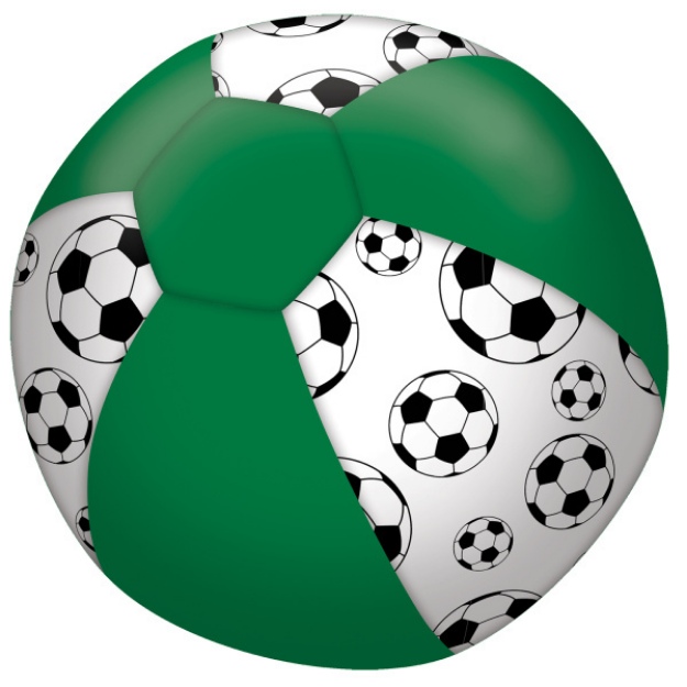 Obrázek z Fotbalový míč z latexových balonků 23 cm 