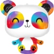 Obrázek Foliový balonek zářivý - Panda 60 x 60 cm