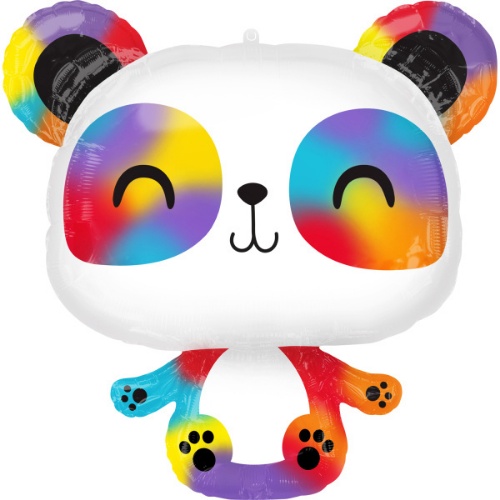 Foliový balonek zářivý - Panda 60 x 60 cm