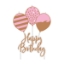 Obrázok z Tortová sviečka Pink rosegold - Happy Birthday 12 cm