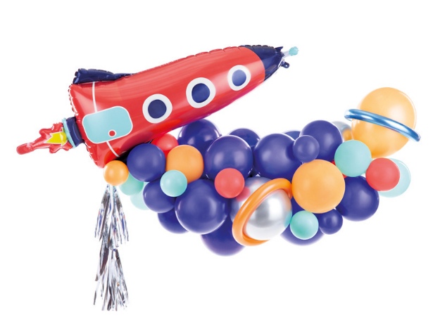 Obrázek z Sada na balonkovou girlandu - Raketa 