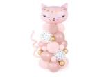 Obrázek z Sada na balonkový buket Kočička - růžový 83 x 140 cm 