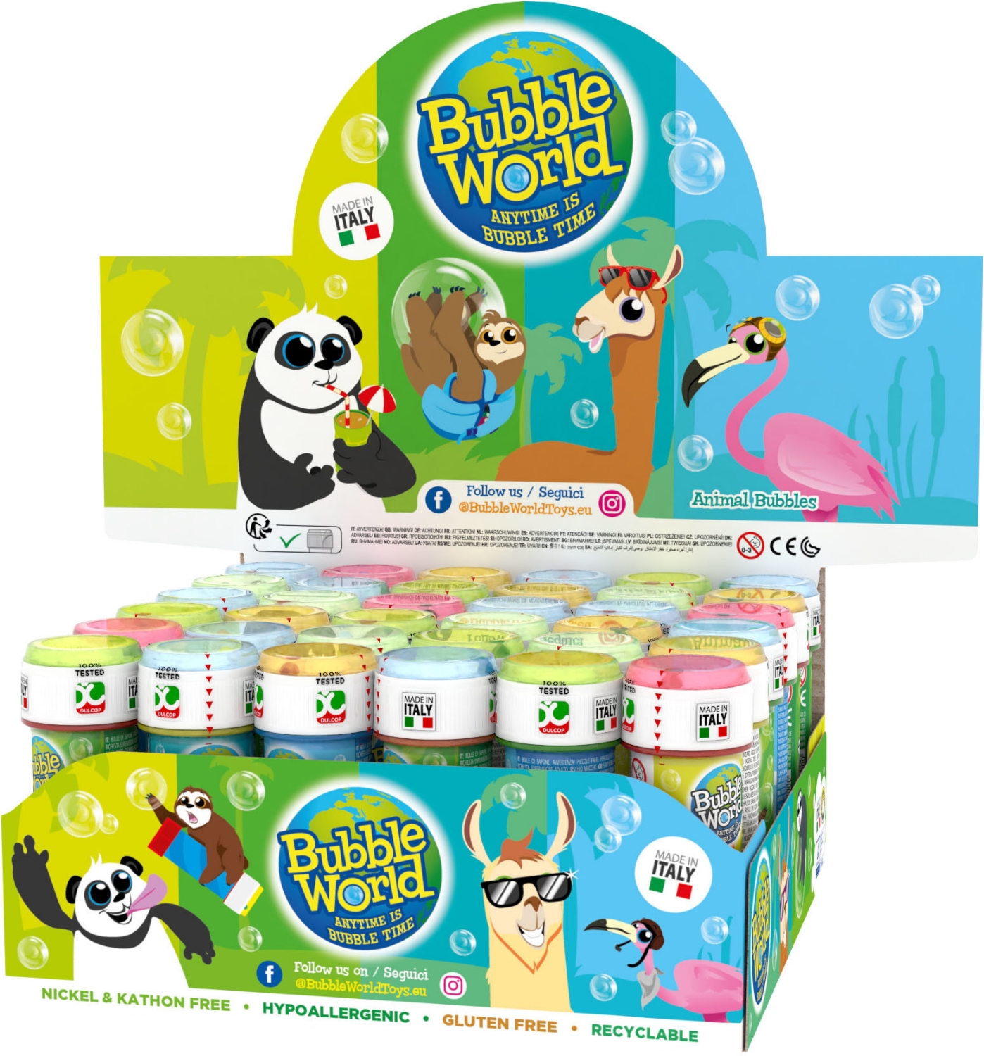 Bublifuk 60ml Zvířata