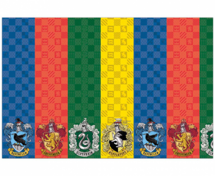 Obrázek Papírový ubrus Harry Potter - Bradavické koleje 120 x 180 cm