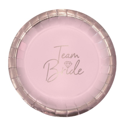Obrázok z Papierové taniere Team Bride