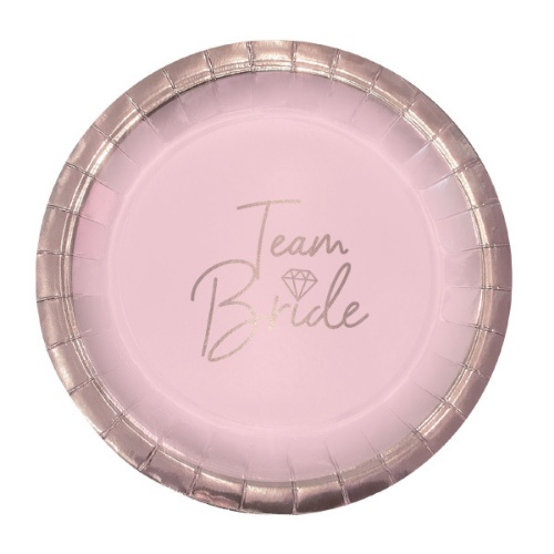 Levně Papírové talíře Team Bride