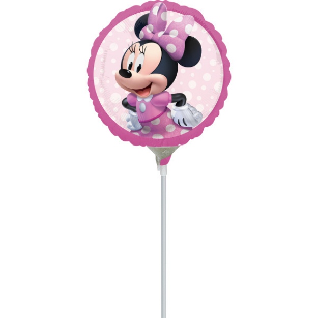 Obrázek z Balónky na tyčku Minnie Mouse 23 cm - 5 ks 