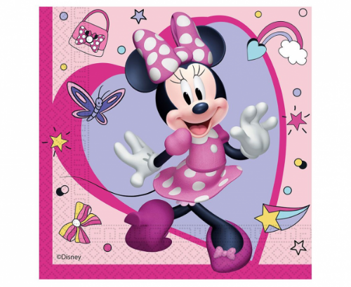 Levně Papírové party ubrousky Minnie Junior 20 ks