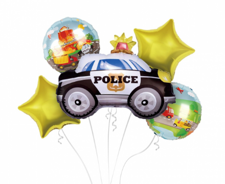 Picture of Sada foliových balonků Policie - 5 ks