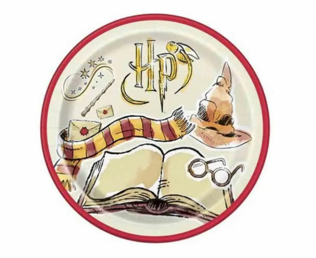 Obrázok z EKO Papierové taniere Harry Potter - Múdry klobúk 23 cm - 8 ks
