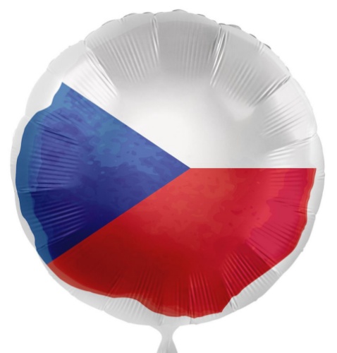 Levně Foliový balonek Vlajka České republiky - 43cm
