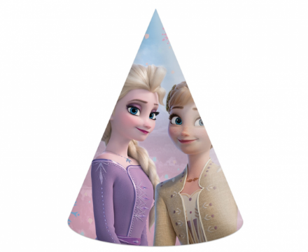 Obrázek Papírová čepička Frozen - Wind Spirit 6 ks