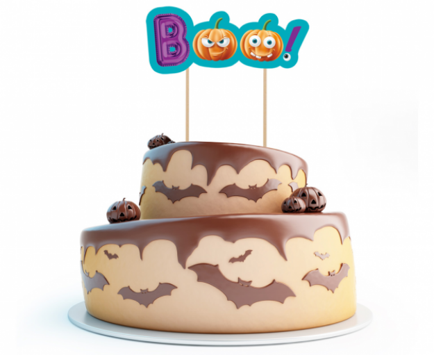 Obrázok z Dekorácia na tortu Halloween - Trick or Treat - Boo