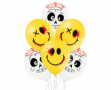 Obrázek Latexové balonky Halloween - Krvavý smajlíci 30 cm - 6 ks