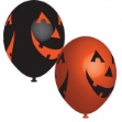 Obrázok z Latexové balóniky Halloween Čierne a oranžové - 28cm - 6 ks