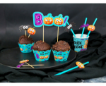 Obrázek z Zápichy a ozdoby na cupcaky Halloween - Trick or treat 12 ks 