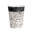 Obrázek EKO Papírové kelímky Happy Halloween - pavučiny 8 ks